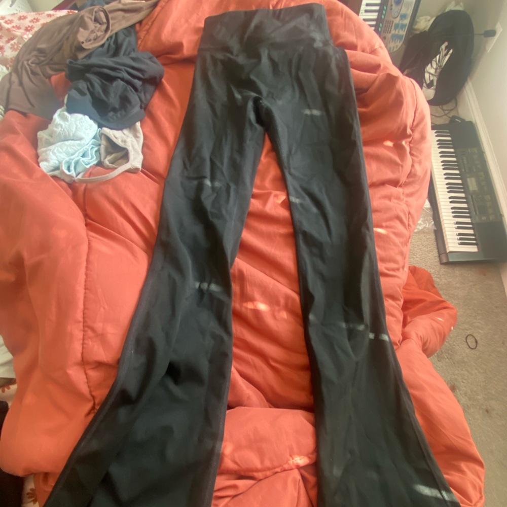 Black Flared Leggings